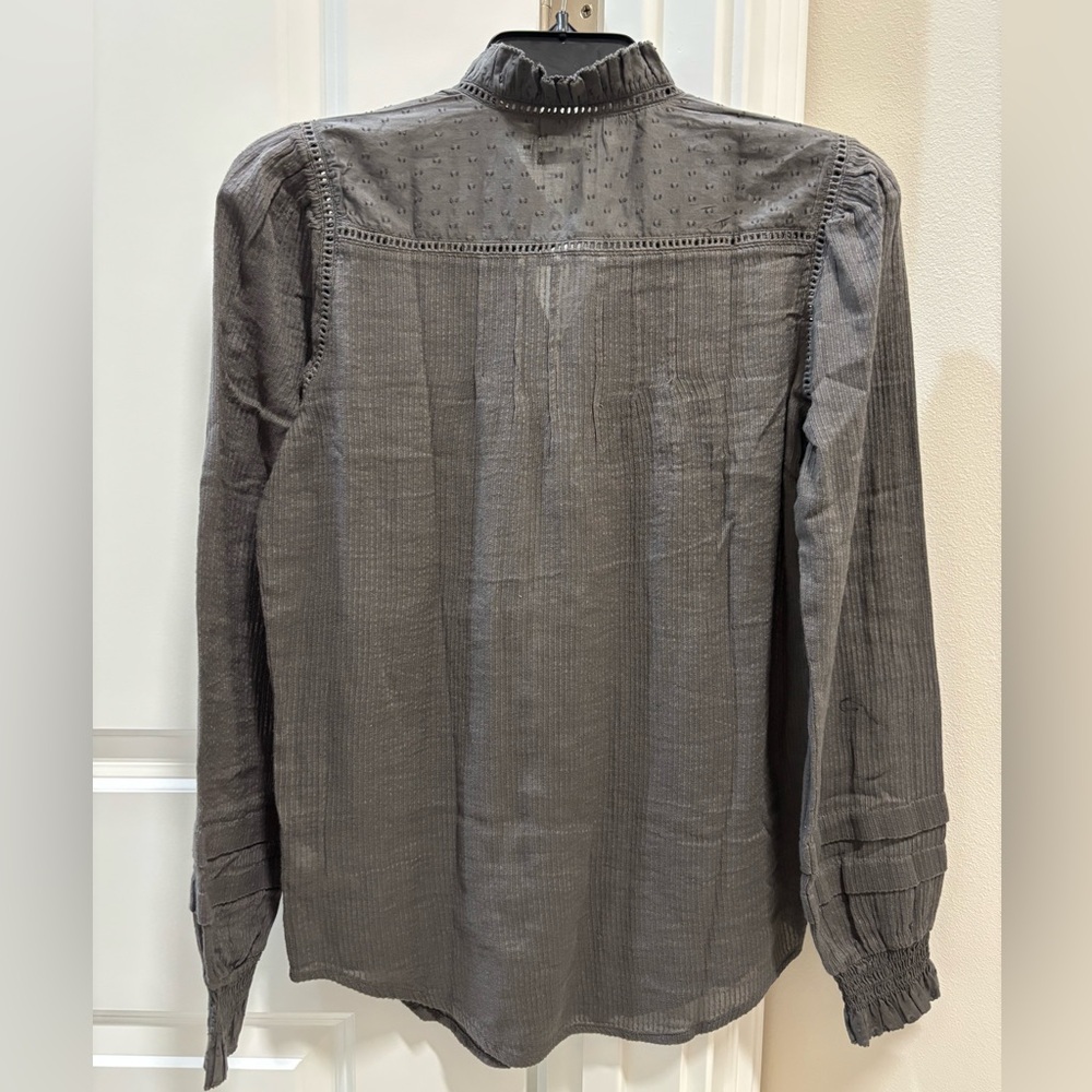 Faherty Dark Gray Button Down Shirt - image 6